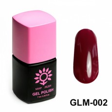 Гель-лак Мир Леди сверхстойкий GLM-002 - Насыщенно-вишневый 